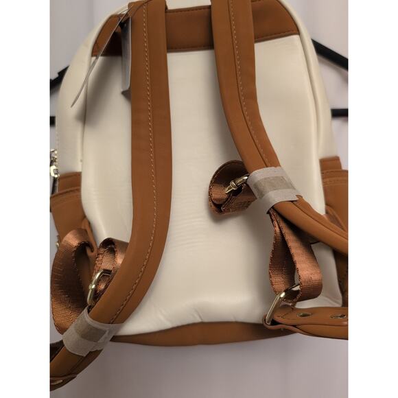 Kuzcotopia Disney loungefly NWT backpack side and inner Pockets Rare! - Picture 4 of 9